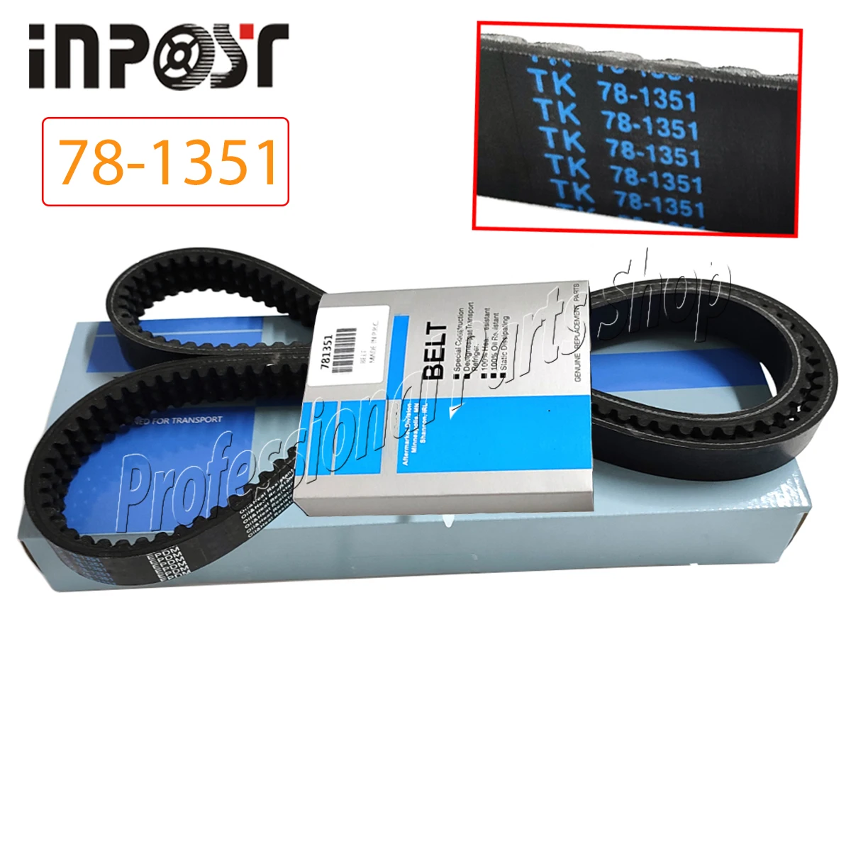 

Belt 78-1351 for Thermo King TK395 Engine TS-200 TS-300 XDS TS-500 TS-600