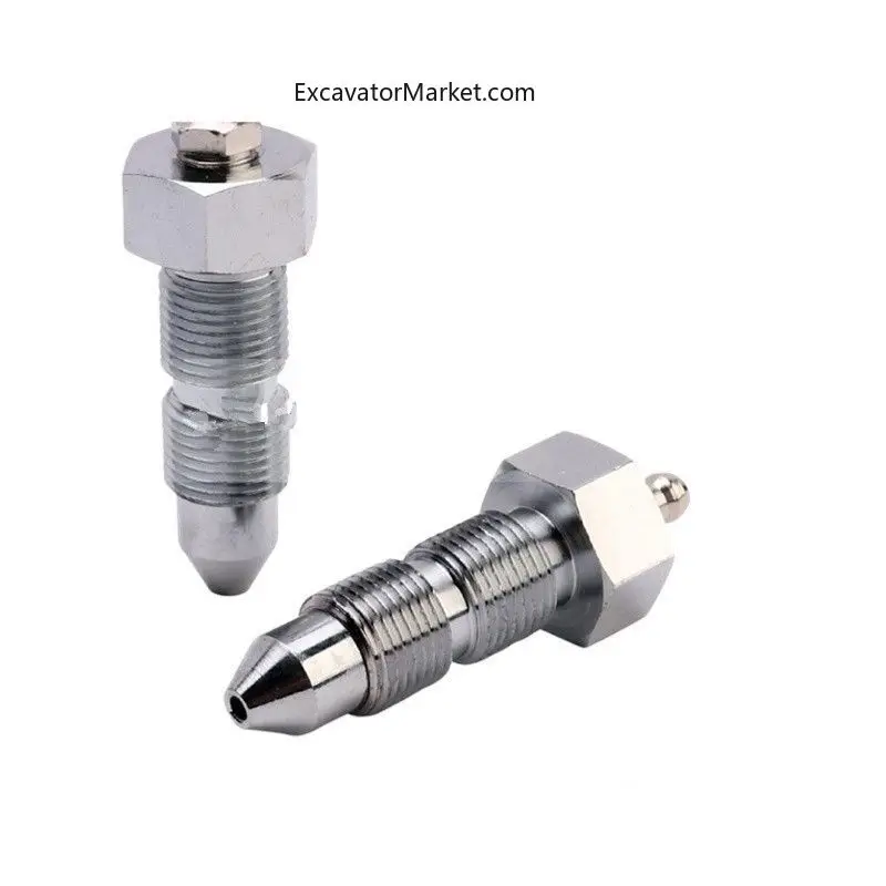 For Kobelco SK200 210  CAT320 323 Sumitomo SH120 130 Tensioning Cylinder Chain Nozzle Butter Nozzle Stainless Steel