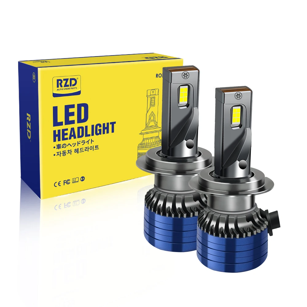 

RZD 30000LM Car LED Light H7 LED Headlight Bulb Fog Lamp Canbus IP68 6000K 60W 12V