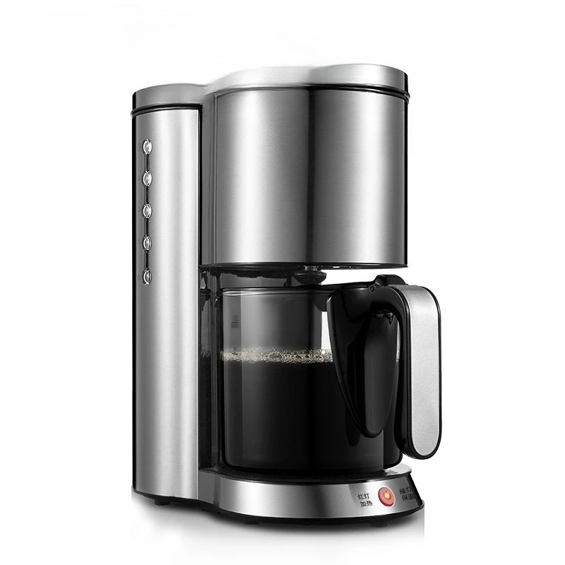 American coffee machine, freshly ground drip large capacity, semi-automatic tea maker