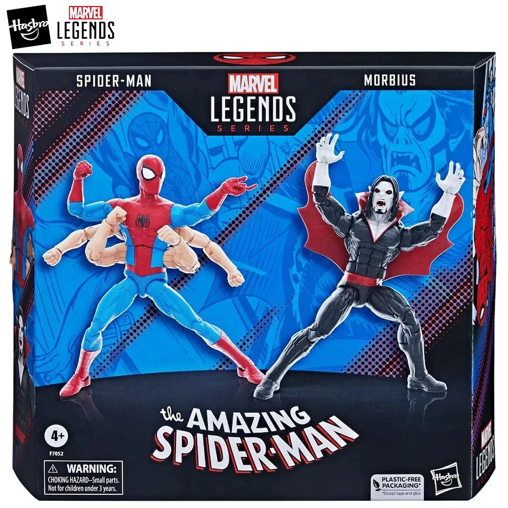 

In-Stock Hasbro Marvel Legends Series Spider-Man vs Morbius 2-Pack 6-Inch-Scale Collectible Anime Action Figure Model Gift Toys