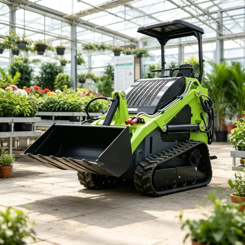 Customized Orchard Mini Skid Steer Loader Compact Track Crawler Diesel Farm Machinery CE Approved Small Wheel Equipment