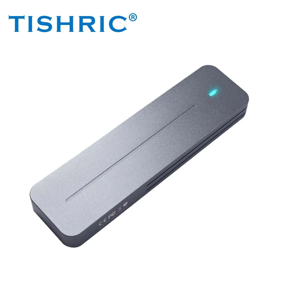 حافظة TISHRIC SSD NVME M2 M.2 NVME إلى USB 3.0 USB3.1 Gen2 Hdd حافظة محرك الأقراص الصلبة 10 جيجابت في الثانية تدعم 2230/2242/2280