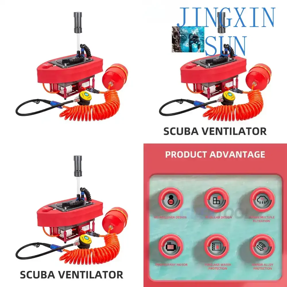 2023 New Diving Breathing Apparatus for Scuba Gear Full Set for Supp Bottles for Artificial Gills for Underwater Fishing for