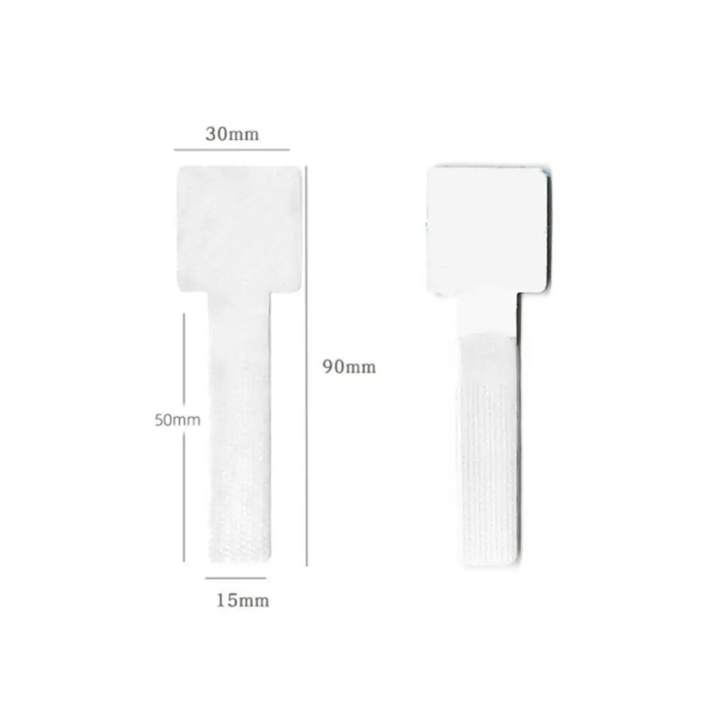 10Pcs Reusable Cable Ties Portable Adjustable Straps Fastening Wire Organizer Desk Management Self Adhesive Cord Rope Holder