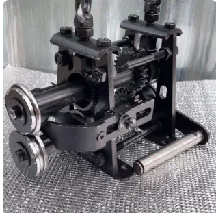 Iron sheet edge pressing machine Aluminum sheet pipe elbow  Bite starting machine Hand crank edge pulling machine