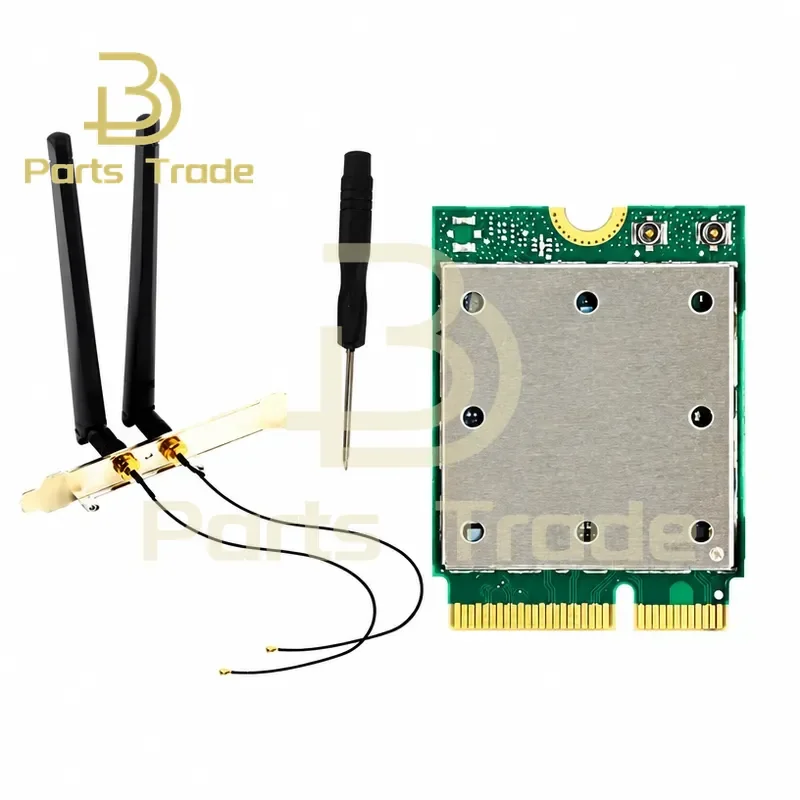 for ABZDD Tri Band WiFi 7 QCNCM865 Wireless Card Bluetooth 5.4 2.4G 5G 6GHz Network Adapter Antenna for Win11