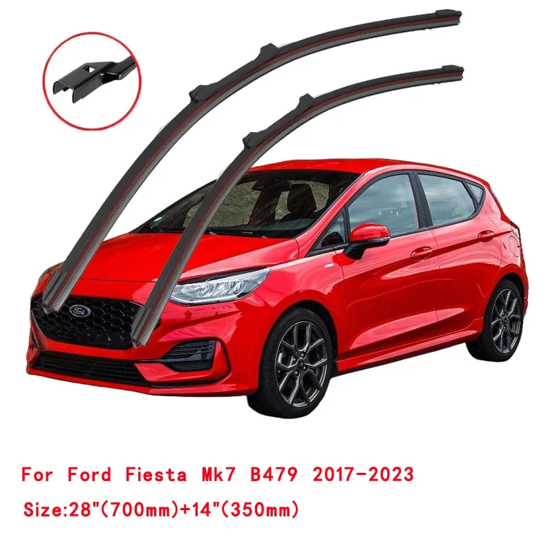 

For Ford Fiesta 1995-2023 Car Windshield Wiper Blade Front Windscreen Brushes Washer Accessories Cleaning Replacement Parts