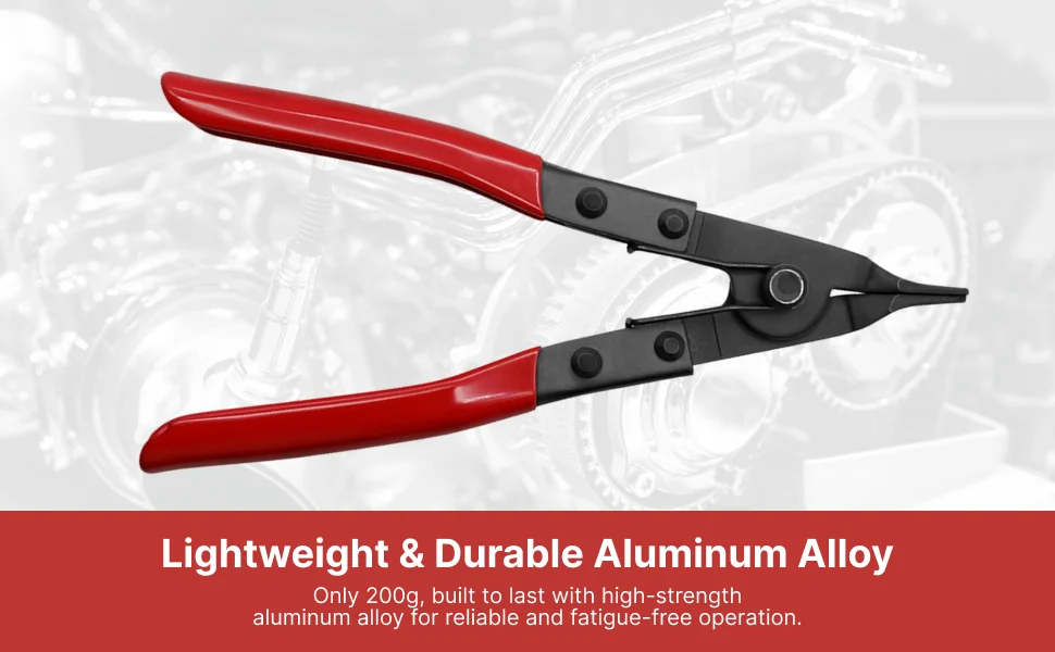 

Angle Tip Lock Ring Pliers for Transmission Transfer Cases Retaining Ring Pliers Special Circlip Pliers Flat Snap Ring Pliers