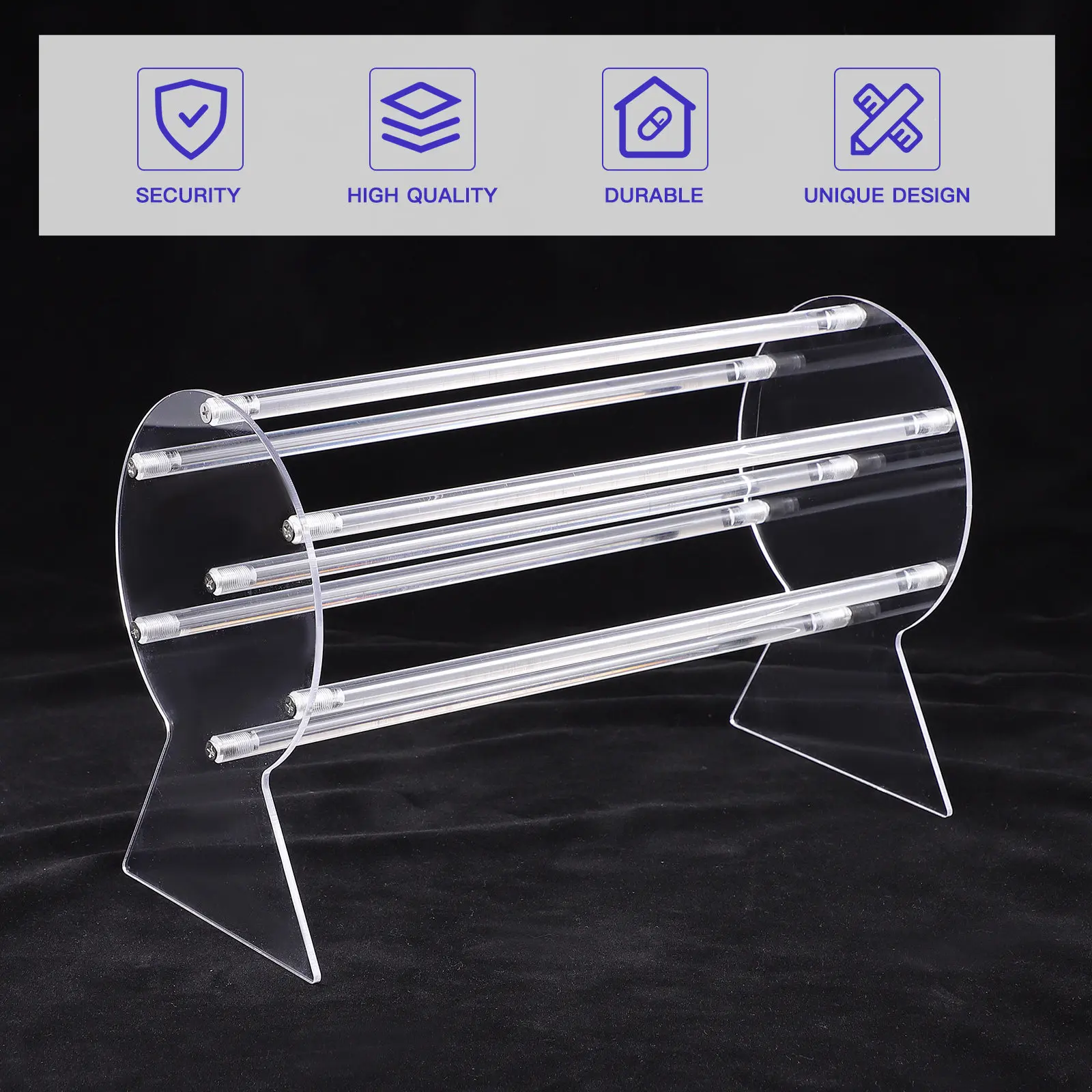 

Headbands Display Rack Acrylic Jewelry Stand For Retail Shop Headband Organizer Storage Rack Hair Accessories Holder