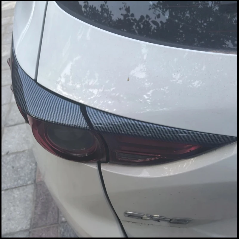 Car styling For Mazda CX-5 CX5 2017-2020 Taillight Eyelid Cover Sticker Trim Decorative Frame Auto Parts Accessories