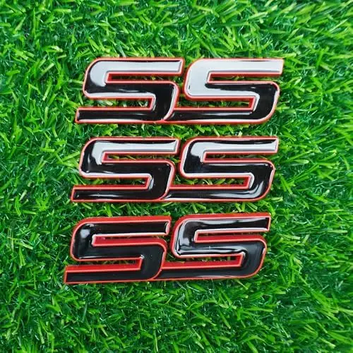 

3D металлическая эмблема на боковую дверь для моделей SS 2006-2010 годов | Замена эмблемы на крышке багажника Red Edge - 3 шт.