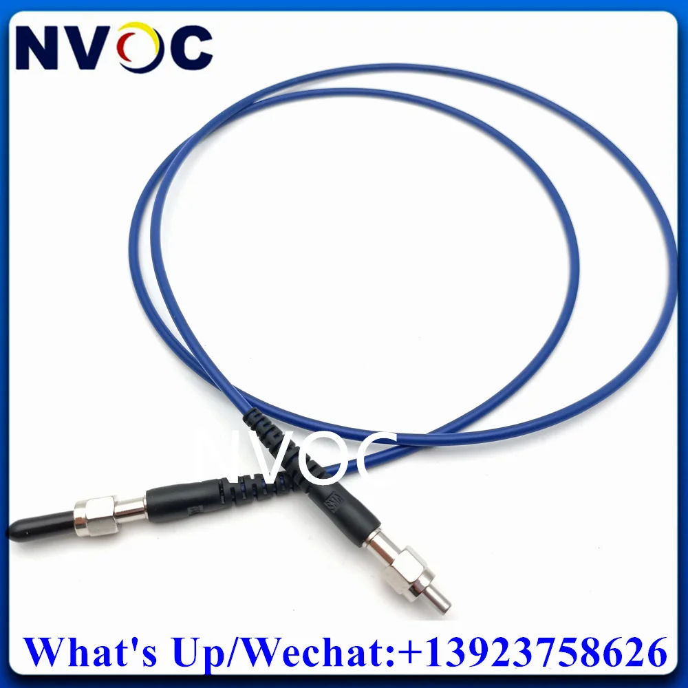 

UV-VIS Quartz Fiber SMA Metal Ferrule to SMA905 50um Core NA:0.22,1M 3.0mm Armored Fiber Optic Patch Cord Cable Connector