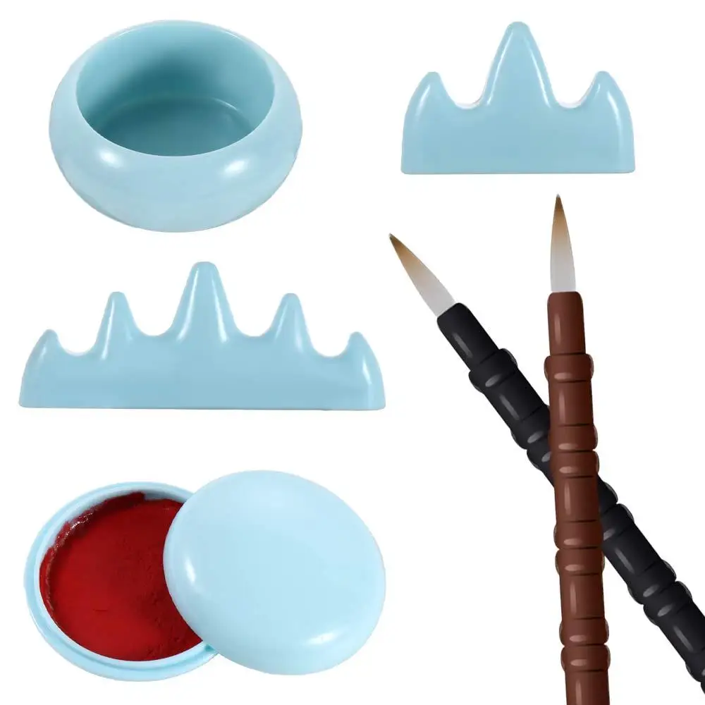 

Имитация нефритового холла в форме ремесленного украшения, аксессуары для рисования тушью, школьные и офисные принадлежности, подставка для ручек, держатель для кистей для письма