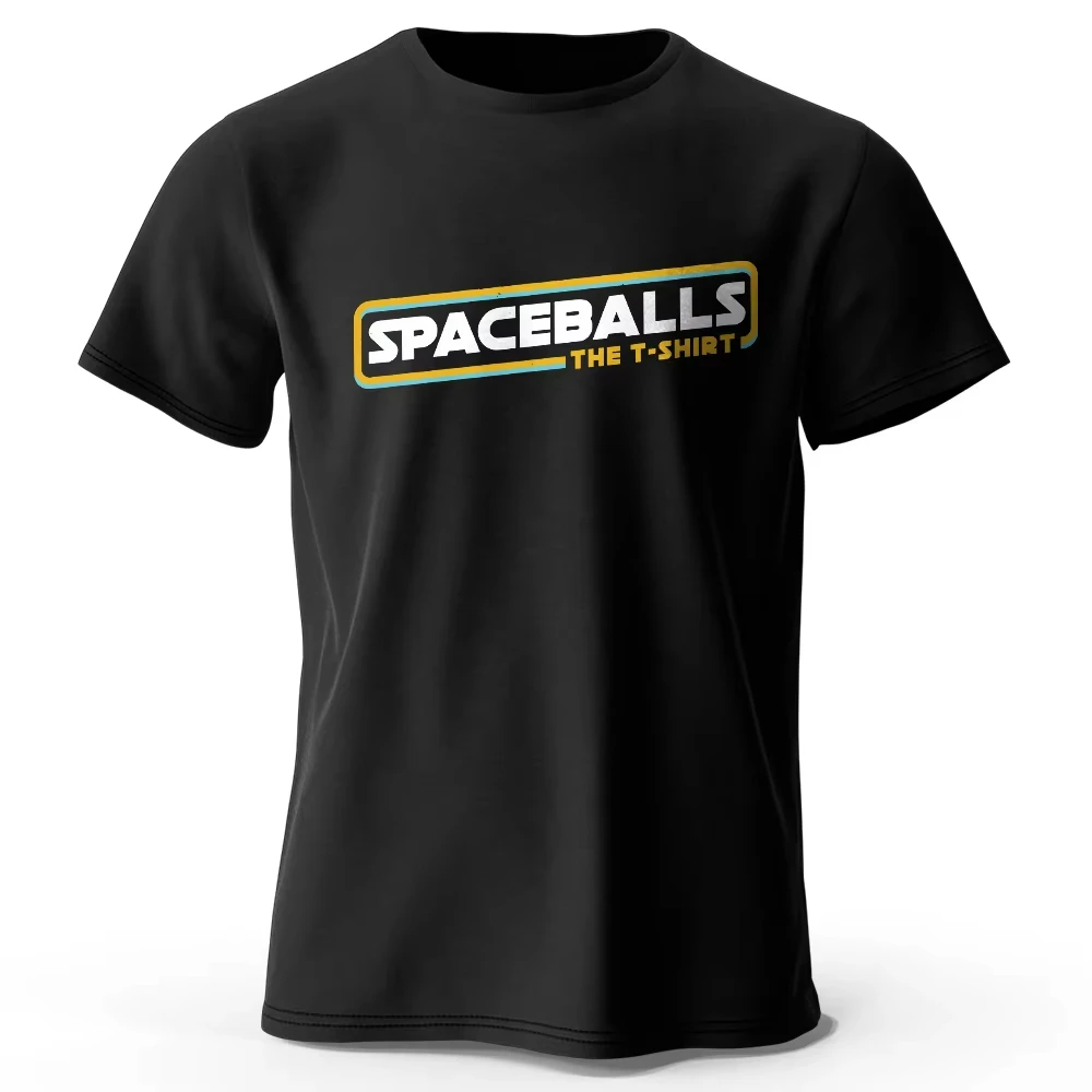 Camiseta con estampado de Spaceballs, camisetas gráficas de ciencia ficción de gran tamaño 100 de algodón para hombres y mujeres, camisetas de verano, ropa de calle de Nerd, camiseta para niños
