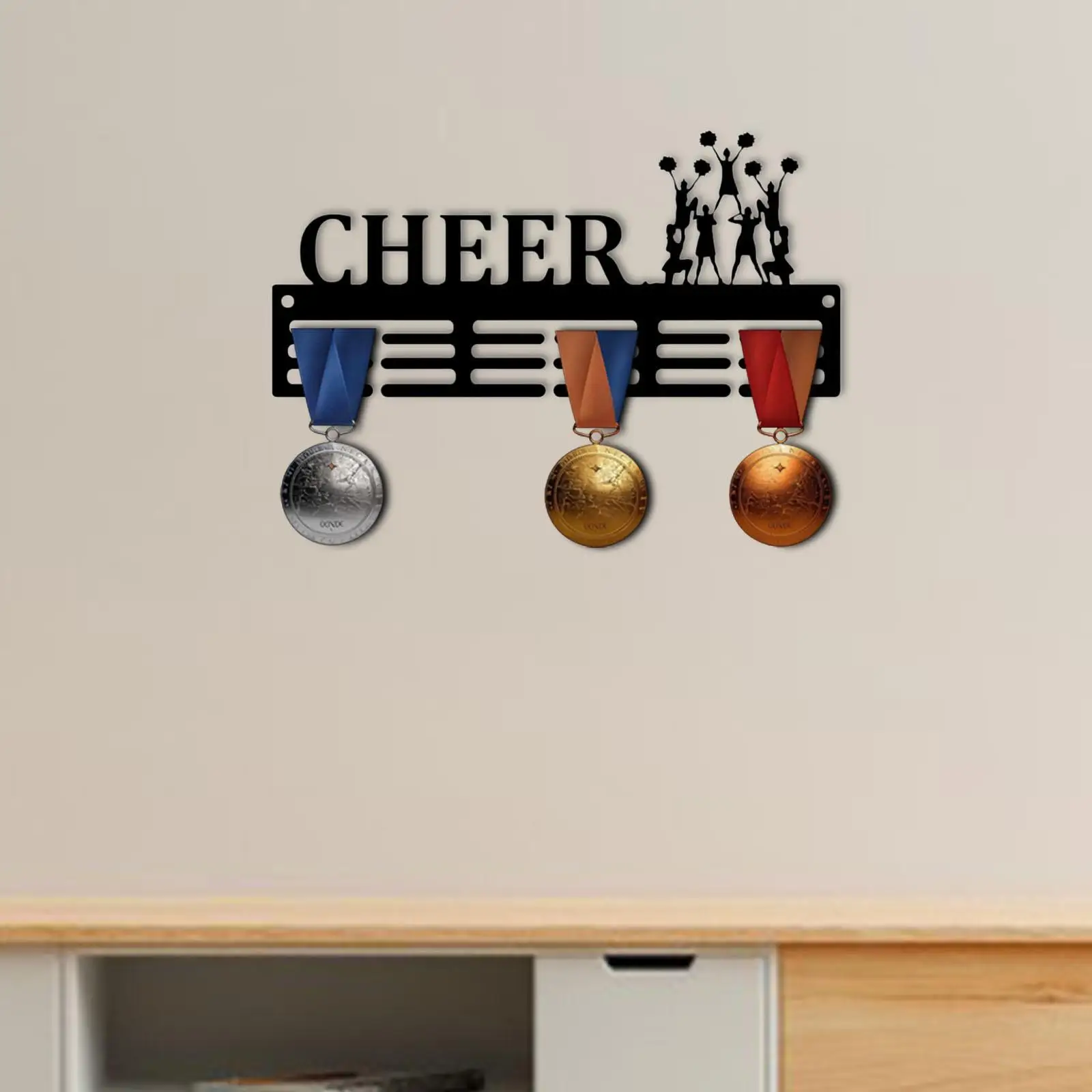 Medal Hanger Display Rack Shelf for Sports Race Runner Gymnastics Plaques