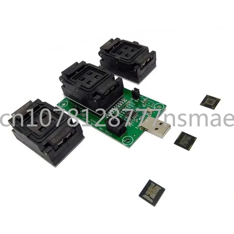 EMMC153 / 169 EMCP162 / 186 EMCP221 واجهة USB EMMC اختبار المقبس في اختبار المقبس حرق USB اختبار المقبس #2