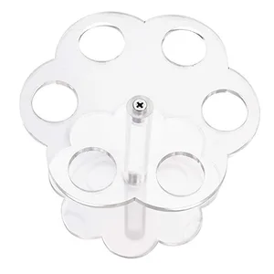 Acrylrunde Eiskegel Dessert, Ausstellungsständer, Hochzeitsfeierquellen, Abendessen und Barzubehör, 6, 8, 16 6 Hauptverkauf Acrylunterstützung für Eiscreme - №5