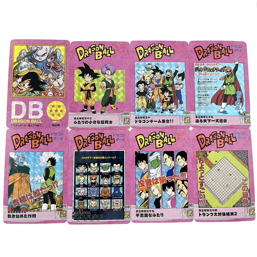 54 قطعة/المجموعة لعبة دراغون بول Z بطاقات الجزء التسعة رقم 9 ماجين بو جوكو تورانكوسو سون جوهان عمل أرقام التجارة جمع لعبة هدية للأطفال #2
