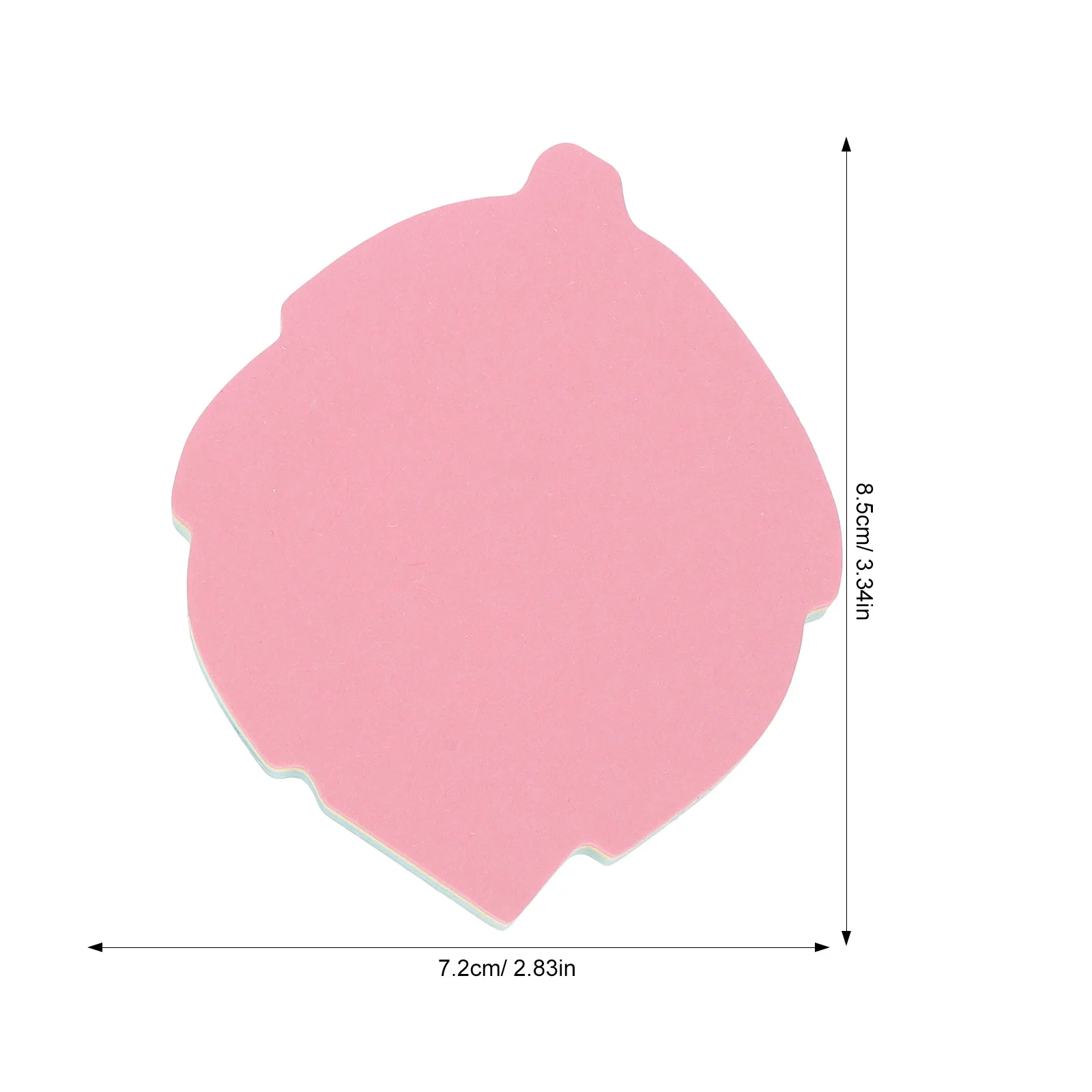 10 Bags Portable Self-Adhesive Memo Stickers Adorable Note Pads for Office Home Daily Use Tearable Paper Color