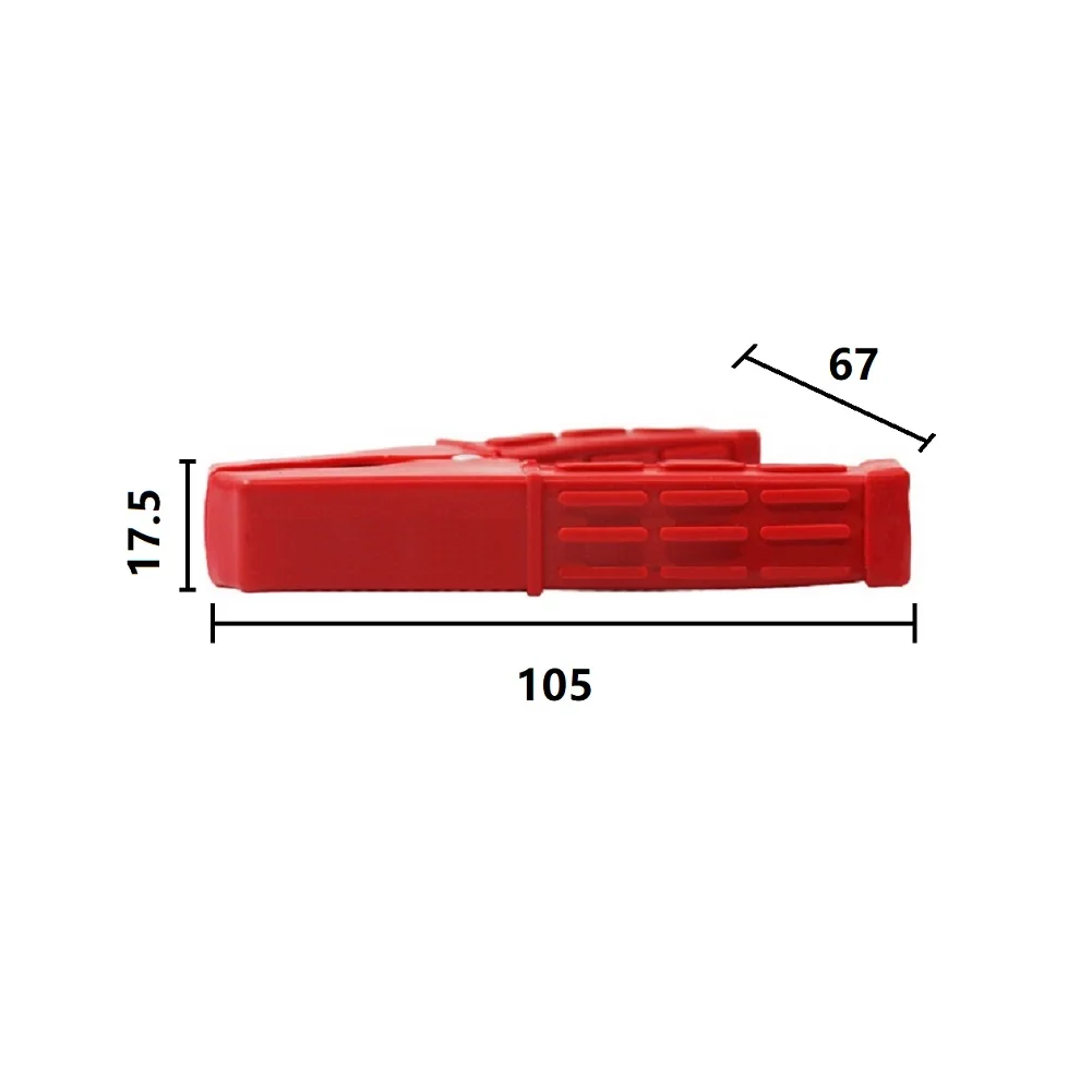 150A Fully Enclosed Crocodile Clips with Copper Plated Iron Jaws and Insulated PVC Body for Industrial Electrical Work