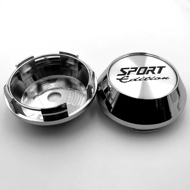 4pcs/lot 65mm with Metal Ring SPORT Edition Logo Car Wheel Center Cap Car Wheel Rim Hub Cap Cover