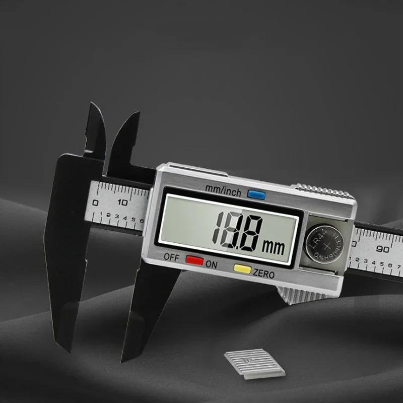 150mm High Definition Electronic Digital Caliper Carbon Fiber Dial Vernier Caliper Gauge Micrometer Measuring Tool Digital Ruler