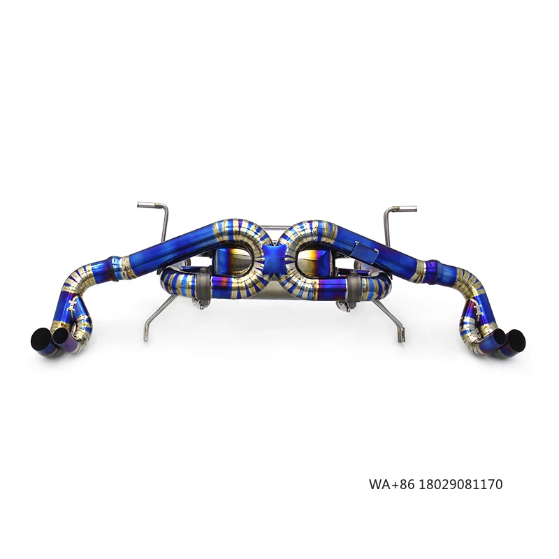 

Catback Exhaust System for R8 V10 5.2 2020-2023 Racing Exhaust Pipe Muffler Titanium Alloy Escape