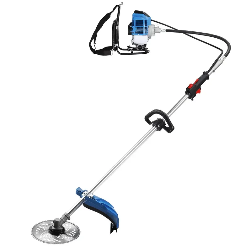 Blue Color Good Quality Backpack 2 Stroke 1E44F Engine 52cc Brush Cutter