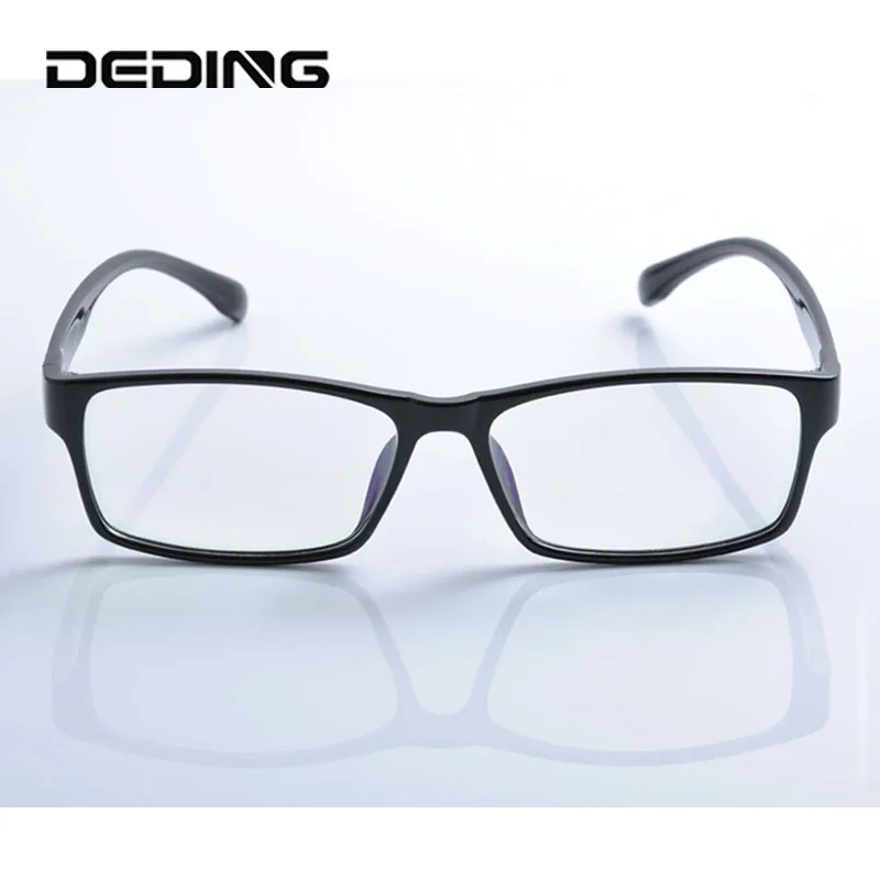 DeDing Men Super Large Wide Oversized Full Frame Rectangular Clear Lens Glasses Frame Size60-18-148mm anteojos de hombres DD1100