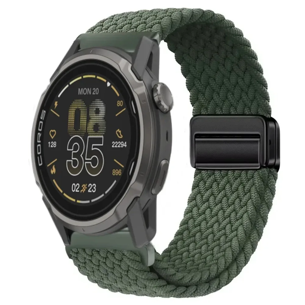 Нейлоновый ремешок 20 мм 22 мм для Nothing CMF Watch 3-2 Pro, магнитный для COROS PACE 4 APEX 4 42 мм PACE Pro Suunto Vertical 2 Race 2 Run