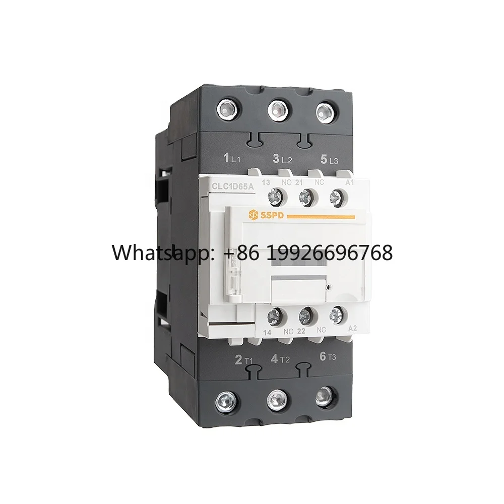

New Arrival SSPD CLC1-D65A 220V 380V 110V Coil White Magnetic AC CONTACTOR