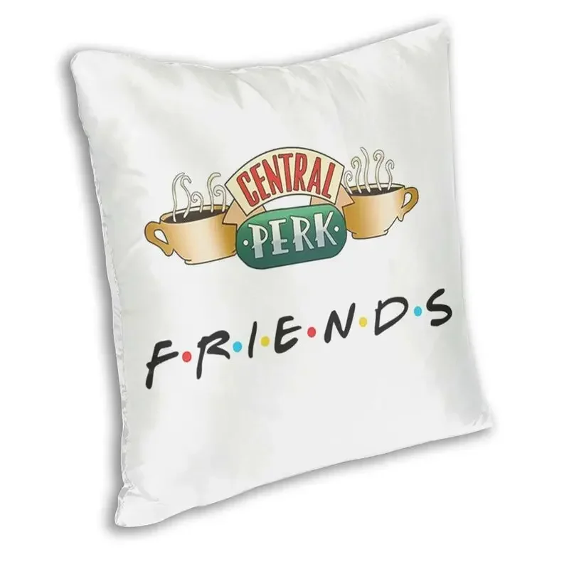 Friends Pillow Case Decoration Coffee Central Perk Friends Cushion Cover Throw Pillow for Living Room Double-sided Printing