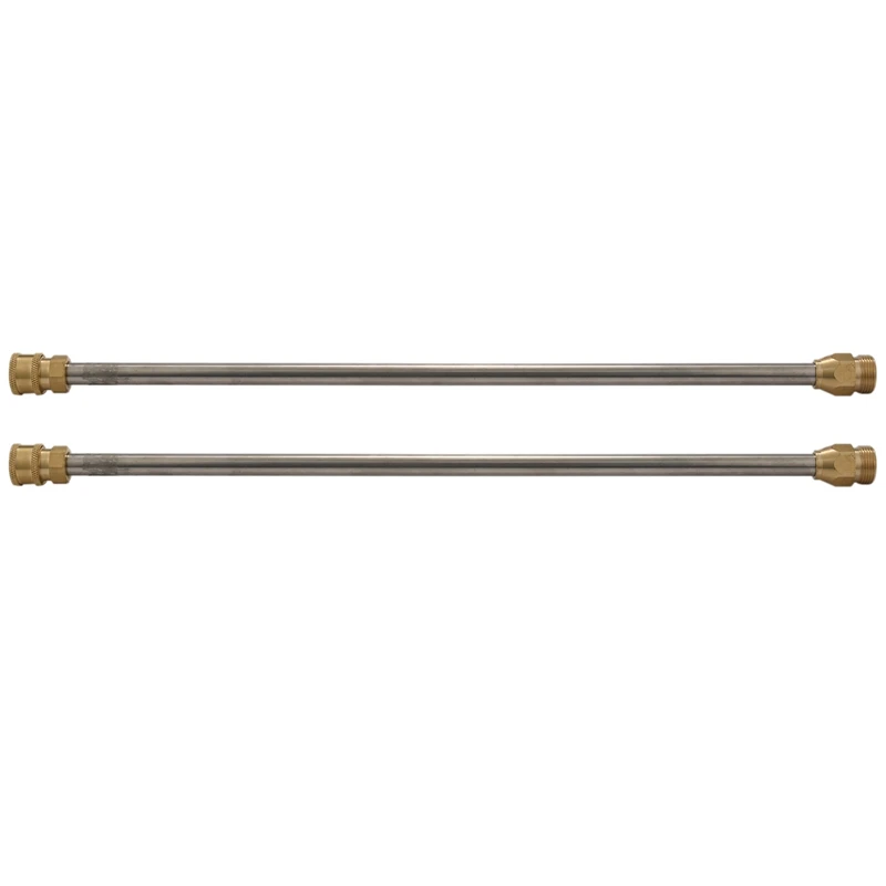 

2X Stainless Steel Quick Connect Lance,Wand For Pressure Washers,Replacement Spray Wand,16 Inch,5000Psi