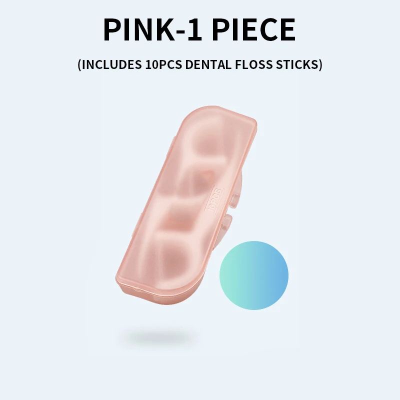 Teeth Floss Box Set of 10- Household High-End Creative Toothpick Box - Ultra Fine Household Light Luxury - Portable Mini Floss