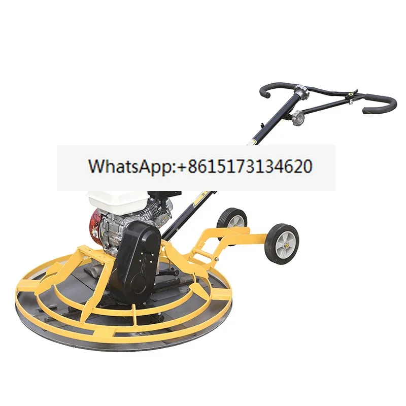 Concrete trowel, road surface compaction and polishing machine