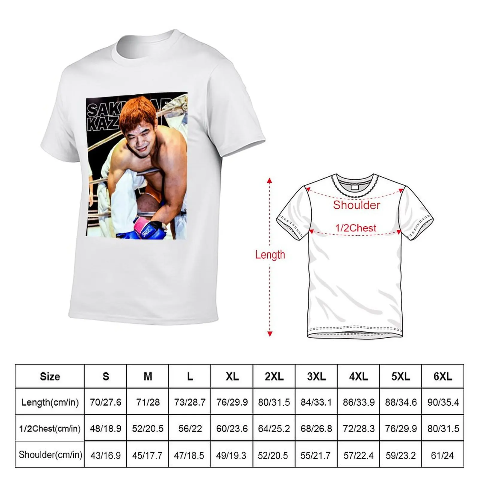 Kazushi Sakuraba T-Shirt t shirts for man graphic tees man t shirt heavy cotton man t shirt cotton T-Shirt