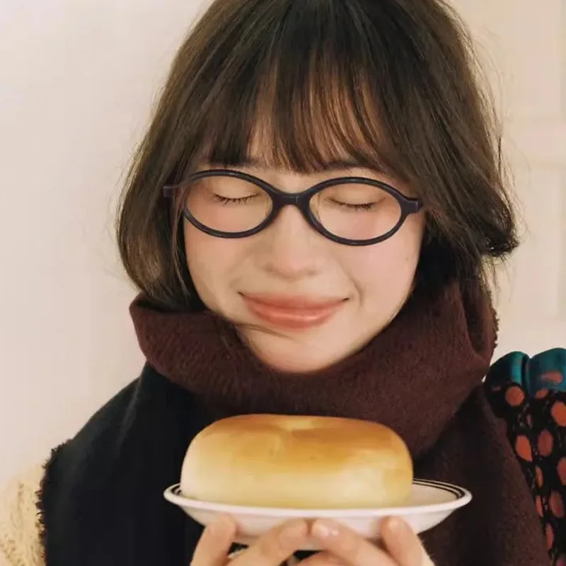 خمر Y2K ليوبارد إطار بيضاوي نظارات أسود أبيض الحلو القراءة الكمبيوتر مكافحة الضوء الأزرق النظارات نظارات حديثة الطراز الفتيات الهدايا