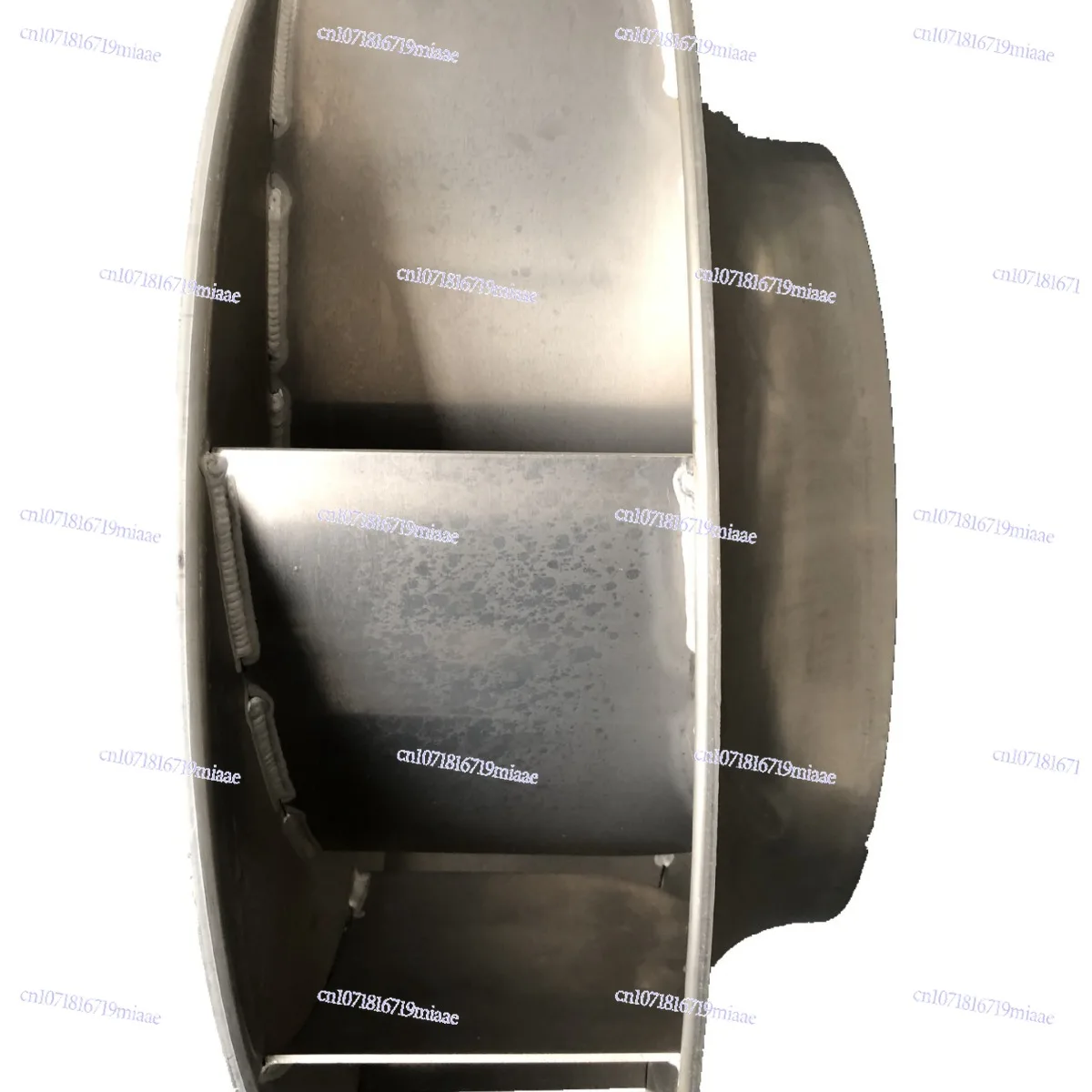 280 centrifugal fan impeller blade 5052 aluminum welded impeller can be wholesale and sampled