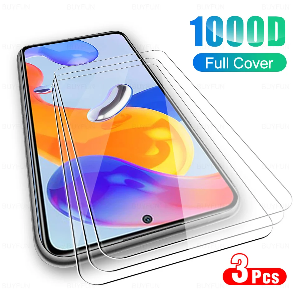 3PCS Protective Glass For Xiaomi Redmi Note 11 Pro 5G Screen Protector For Xiomi Redmi Note 11 Pro 4G 11S Tempered Film Cover