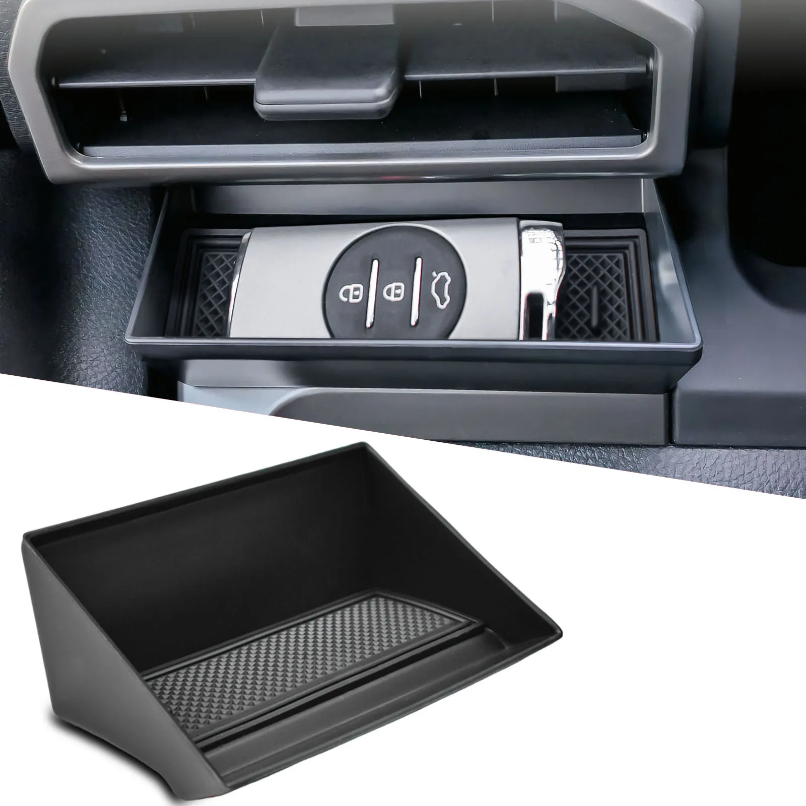 

Driver's Air Vent Storage Tray Storage Box For Toyota Tacoma 2024 2025 Accessories Left Air Vent Car Storage Key Box Organizer