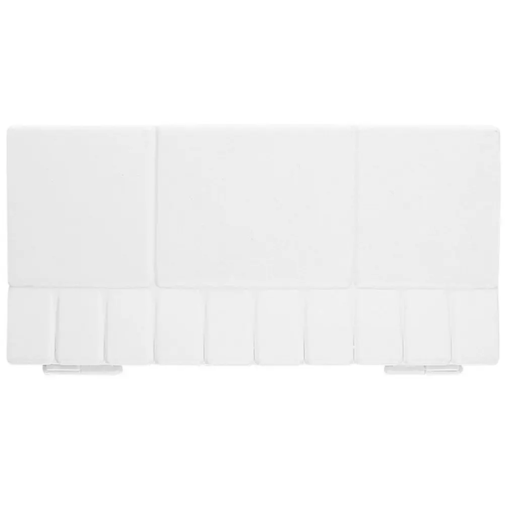Watercolor Pigment Box ABS Material Lightweight Painting Color Mixing Box Portable Plastic Paint Palette for Watercolor Acrylic