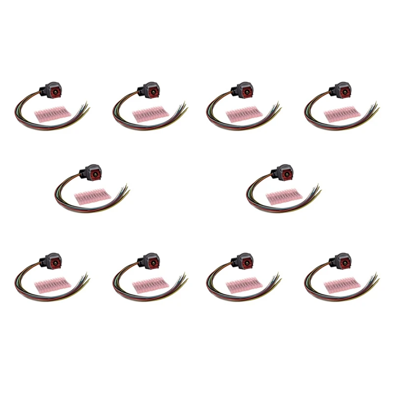 

10X Solenoid Valve Repair Kit 5R55S 5R55W Wire Harness Pigtail Repair Kit For Shift Solenoid (99622)