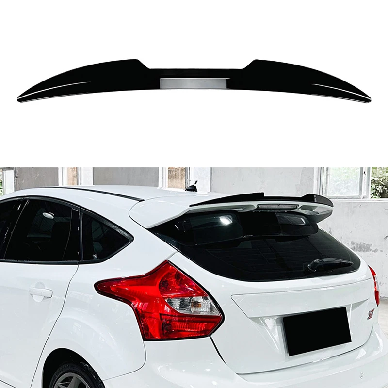 

Rear Spoiler Wing For Ford Focus MK3 ST-Line ST 2011-2017 Rear Roof Spoiler Wing Body Kits Tuning Car Styling