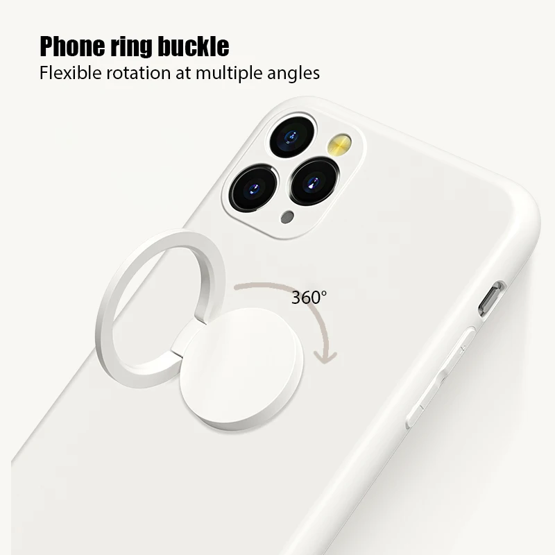 Anillo de dedo ultrafino de 360 grados, soporte magnético para coche, Base de agarre para iPhone, Samsung, teléfono inteligente colorido, soporte de escritorio