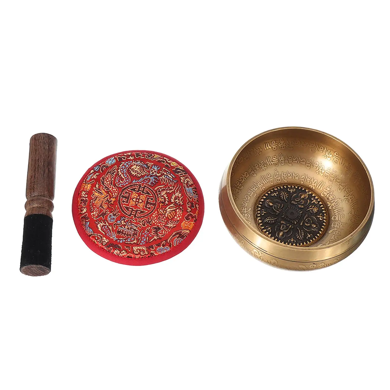 

Singing Bowl Nepal-Beaten Tibetan Singing Bowl Set of 3 Hand Hammered