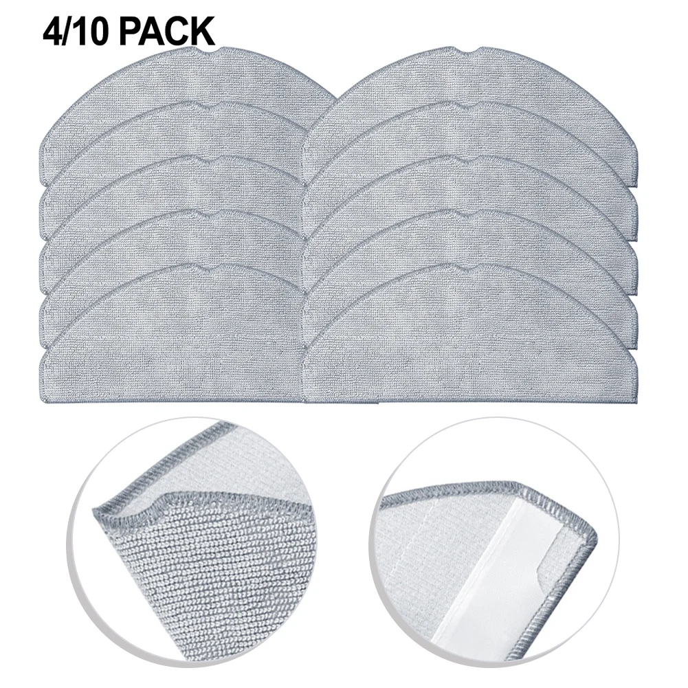 

4/10Pcs Microfiber Mop Cloth For Roborock For Q7 M5+/ For Q7 TF/ For Q7T+ Obot Vacuum Cleaner Replacement Parts