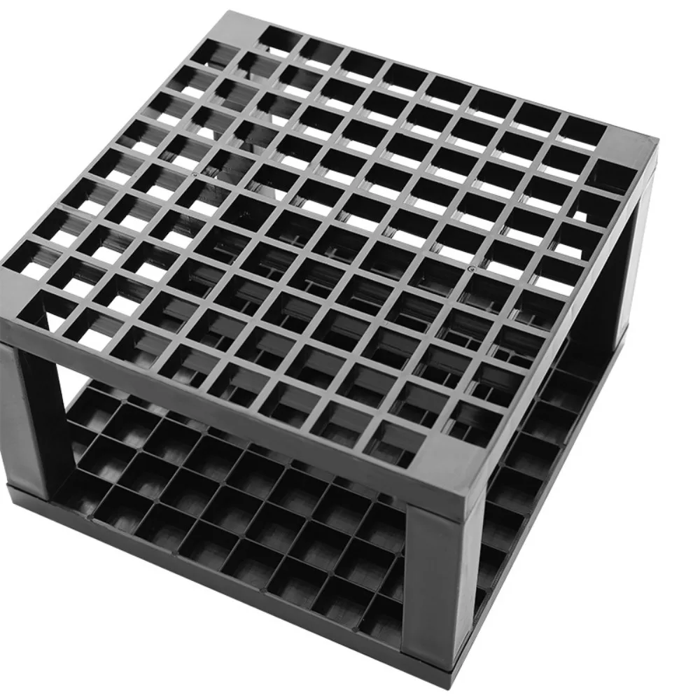 Storage Box 96 Holes Paint Brush Holder Detachable Square Pen Holder Painting Brush Storage Artists Art