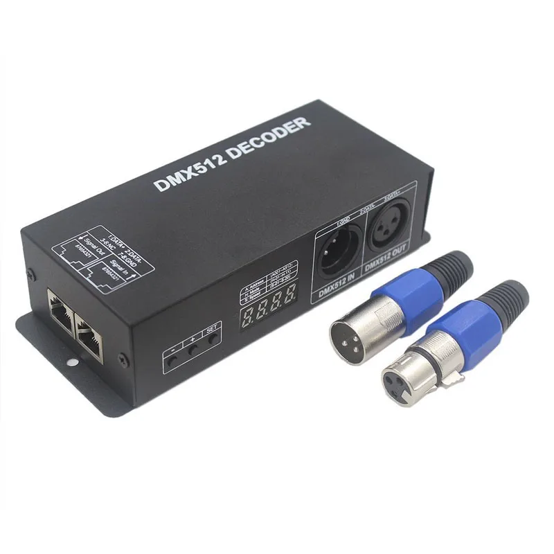 4-channel DMX512 Decoder RGBW Controller DMX512 Stage Engineering Master Control