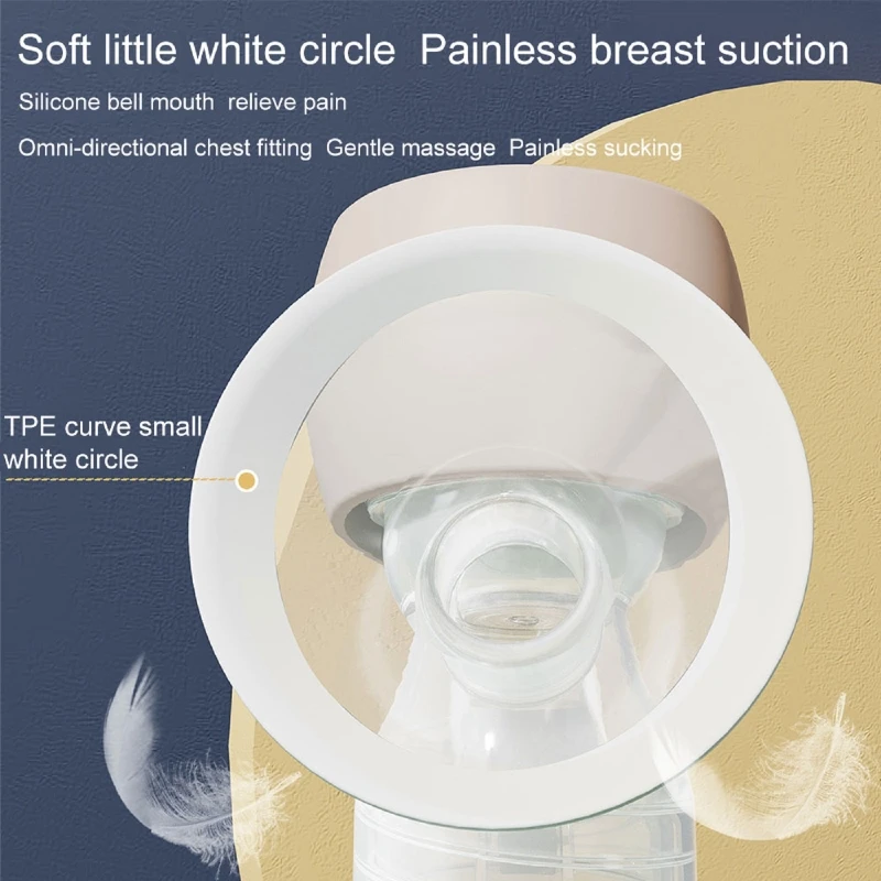 Efficient Breast Single Electric Breastfeeding with Massage 9 Level Speed Adjustable & Skin-friendly